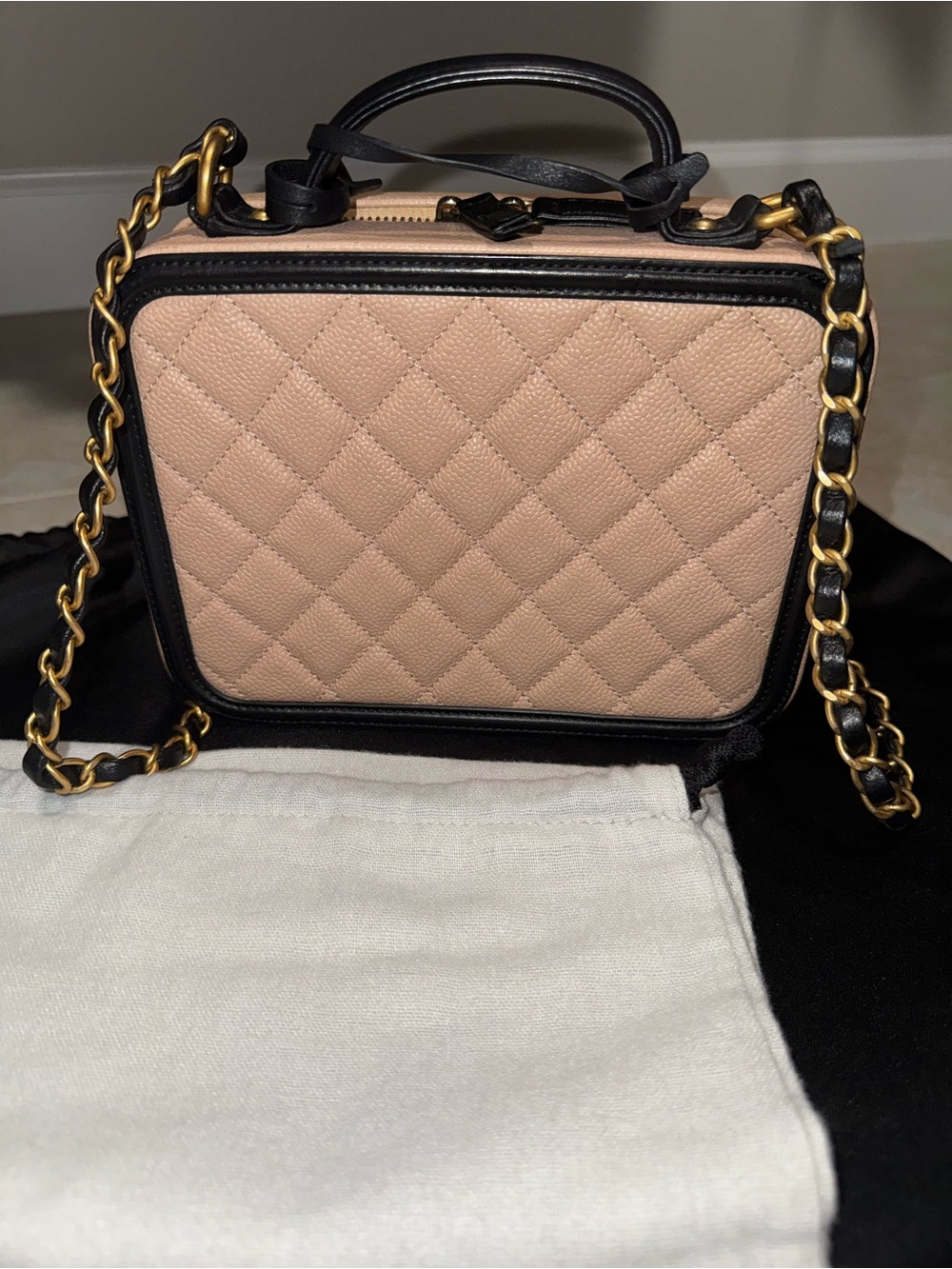 CHANEL Medium Quilted Vanity Crossbody Bag with Gold Hardware - Picture 4 of 11